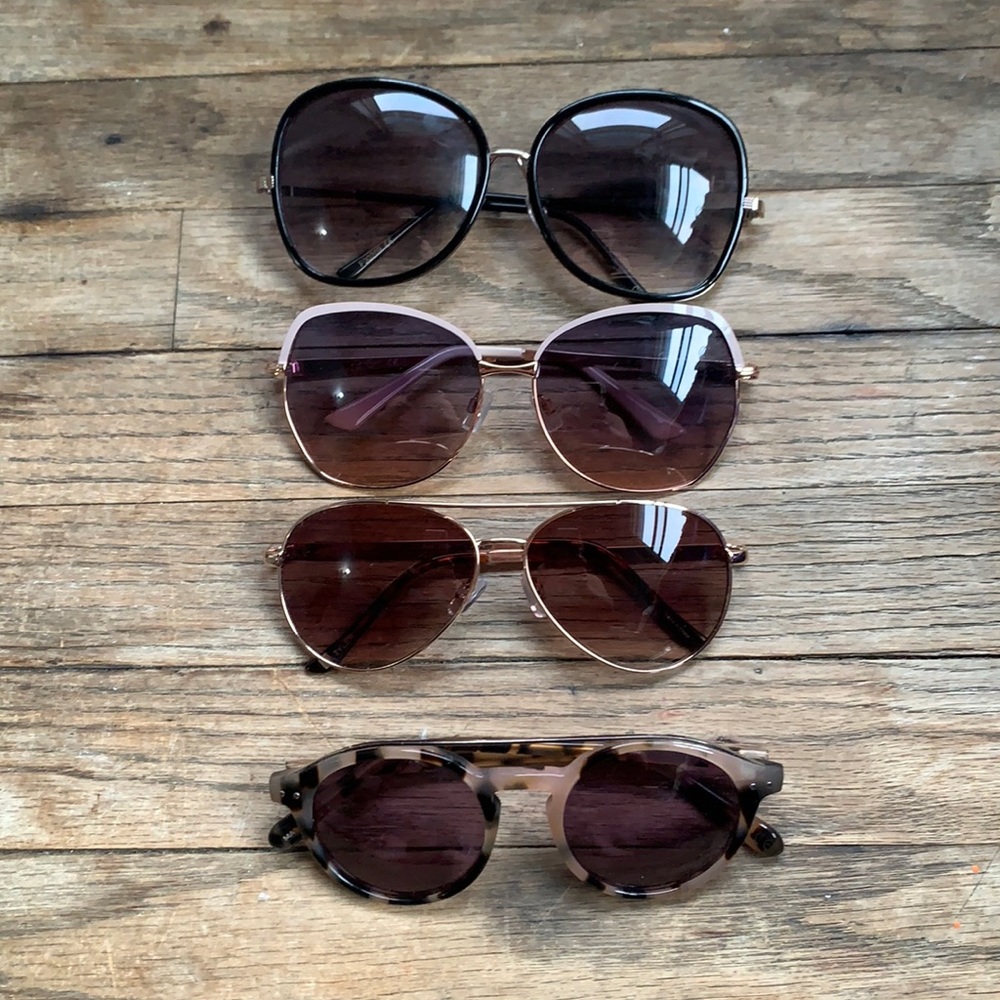 Lot of 4 fashion sunglasses